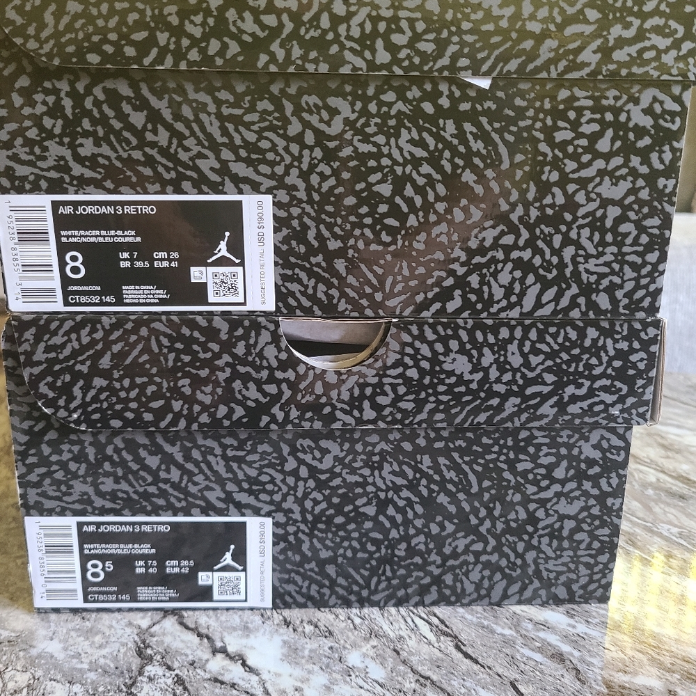 Air Jordan Retro 3 "Racer Blue" - Picture 4 of 7